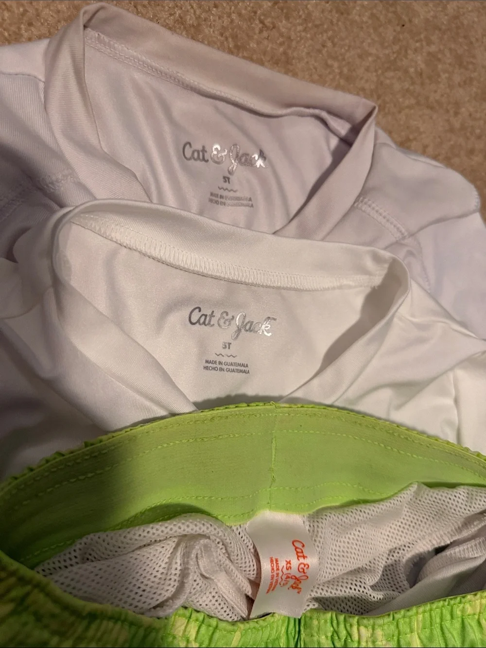 Rash Guard Swim Shirt & Ombré Swim Trunks Set